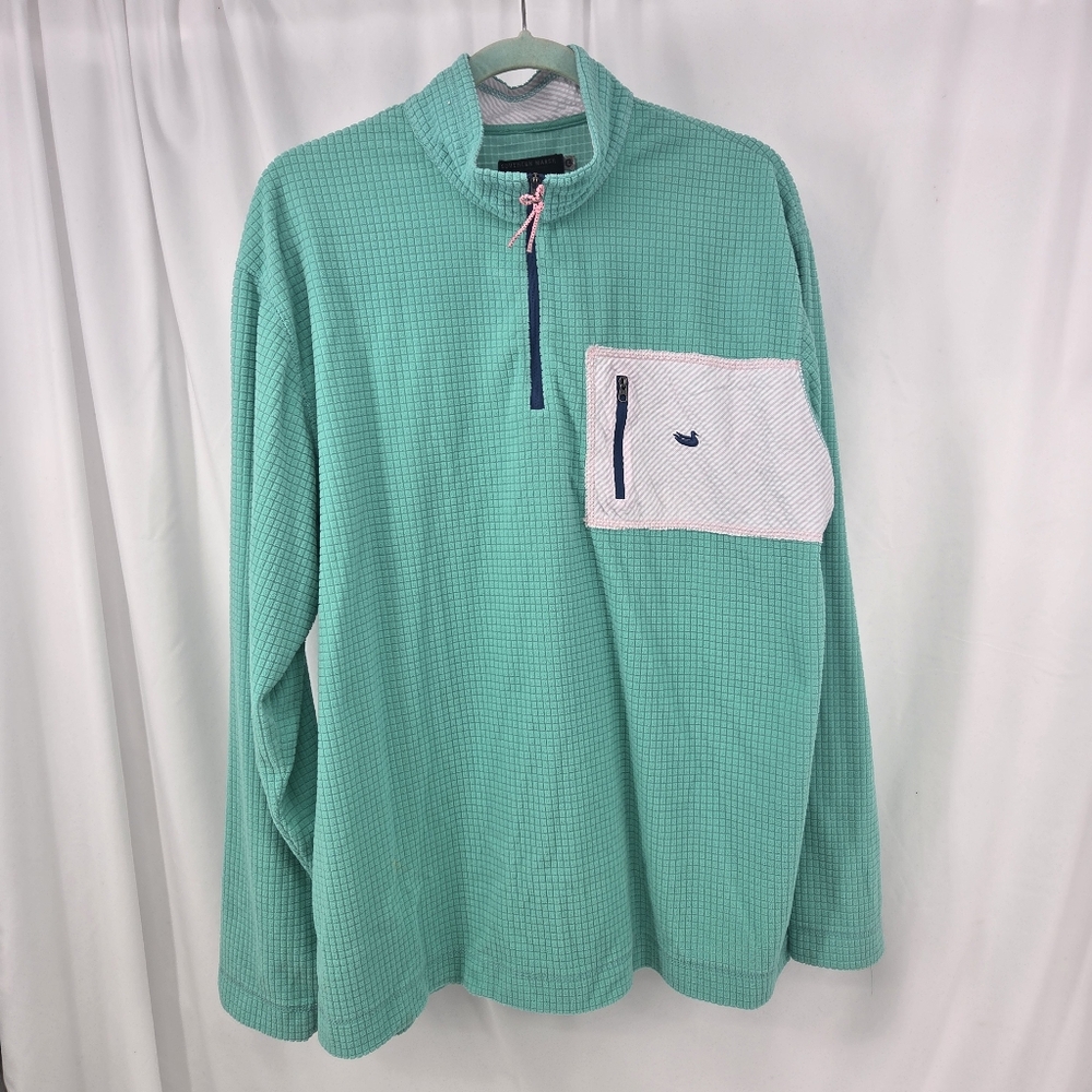 Southern Marsh Men's FieldTec Waffle Fleece 1/4 zip jacket Large